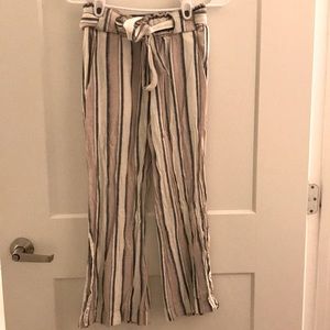 Flowy striped pants